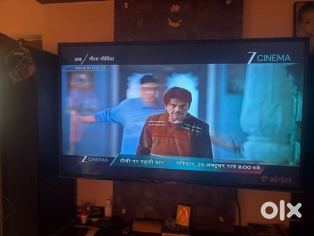Intex 50 inch LED television with 2 tower speakers