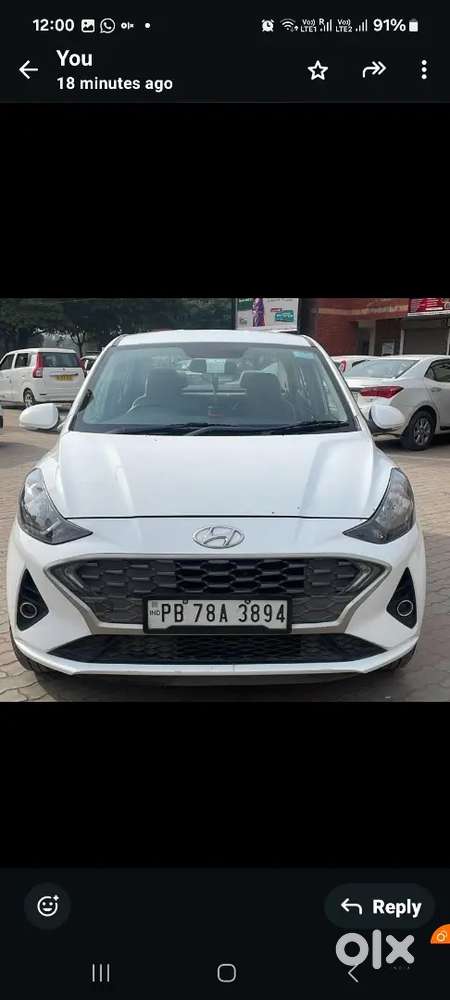 Hyundai Aura 2022 Cng & Hybrids 52500 Km Driven Well Condition