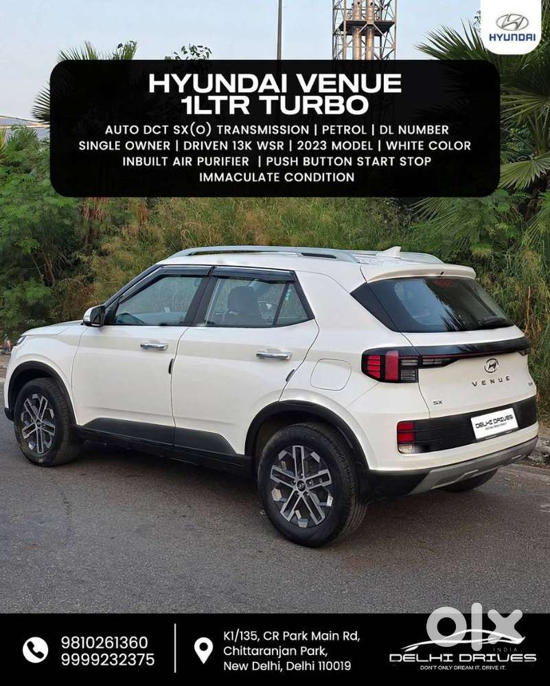 Hyundai Venue 1.0 Sx (o) Turbo Dct, 2023, Petrol