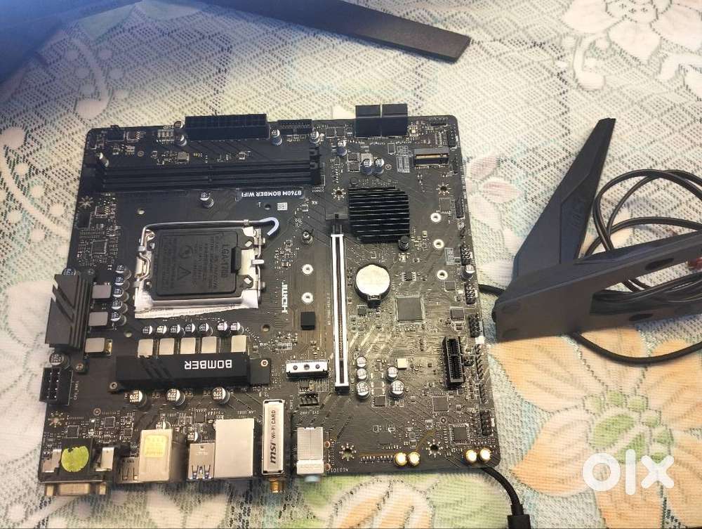 MSI B760M BOMBER WIFI DDR5 Motherboard – Excellent Condition