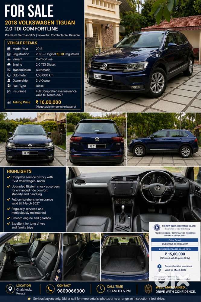 Volkswagen Tiguan Diesel 2018