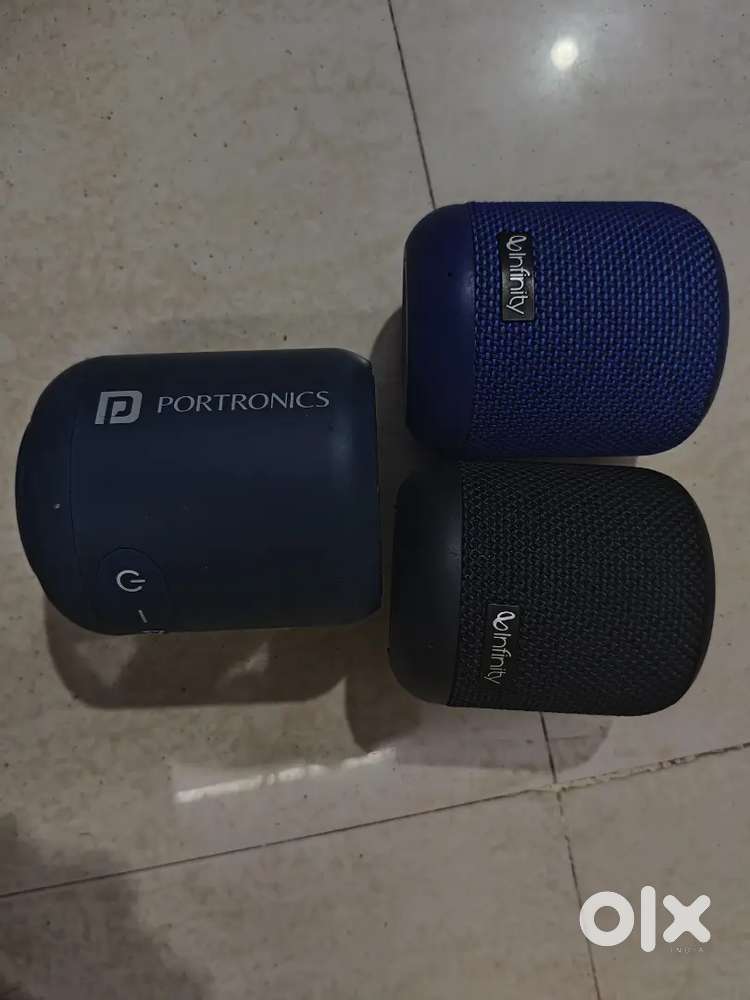 Portronics 1, jbl 2 speakers