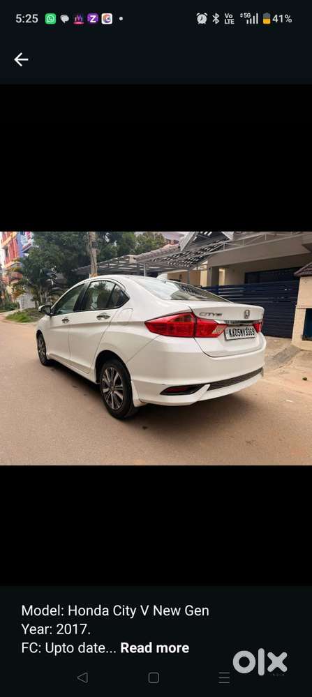 Honda City I Vtec V, 2017, Petrol