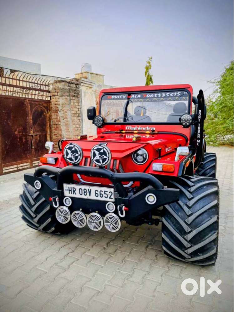 Modified Convertible Jeep  Premium Alloy Wheels  Jeep India