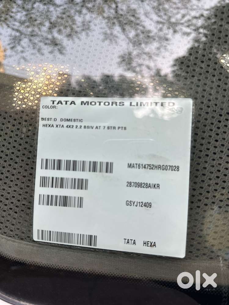 Tata Hexa Xma, 2017, Diesel