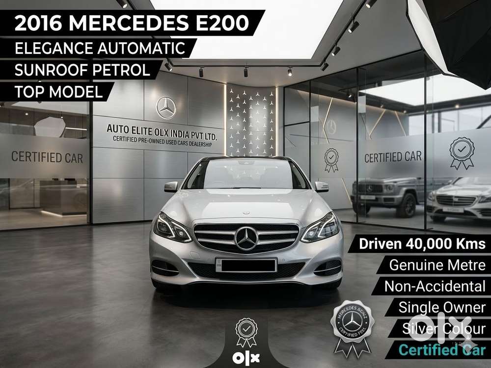 Mercedes-benz E-class 200 Elegance, 2016, Petrol