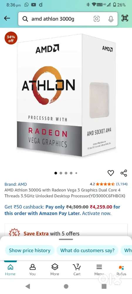 Athlon 3000g Amd Athlon Core Budget Pc-Deal With AMD Athlon 3000G