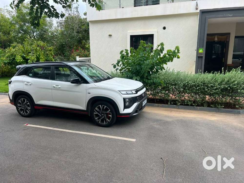 Creta N Line N8 Dct White Dual Tone