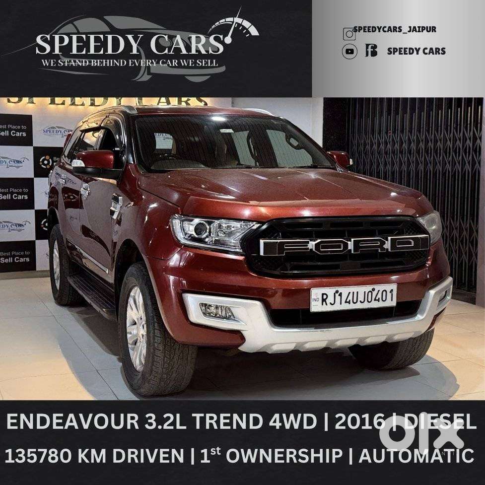 Ford Endeavour 3.2 Titanium 4x4 At, 2016, Diesel