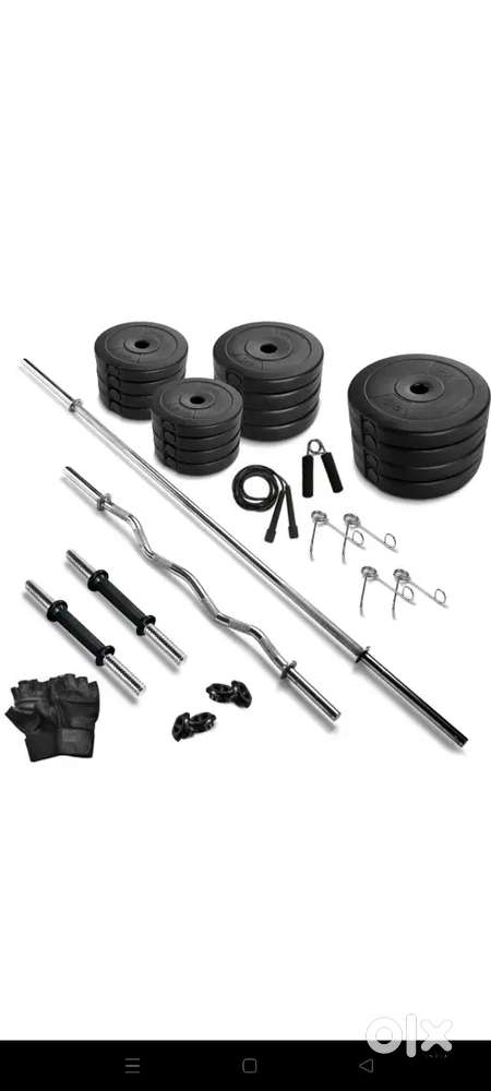Barbell dumbell home gym workout set