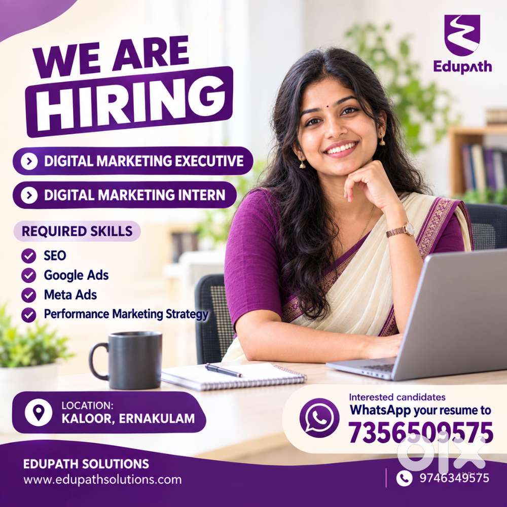 Digital marketer and and digital marketing intern