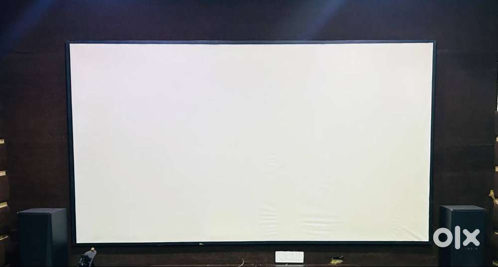 Complete Home Theater Setup + Recliner Chair (Projector, AV & Yamaha 5