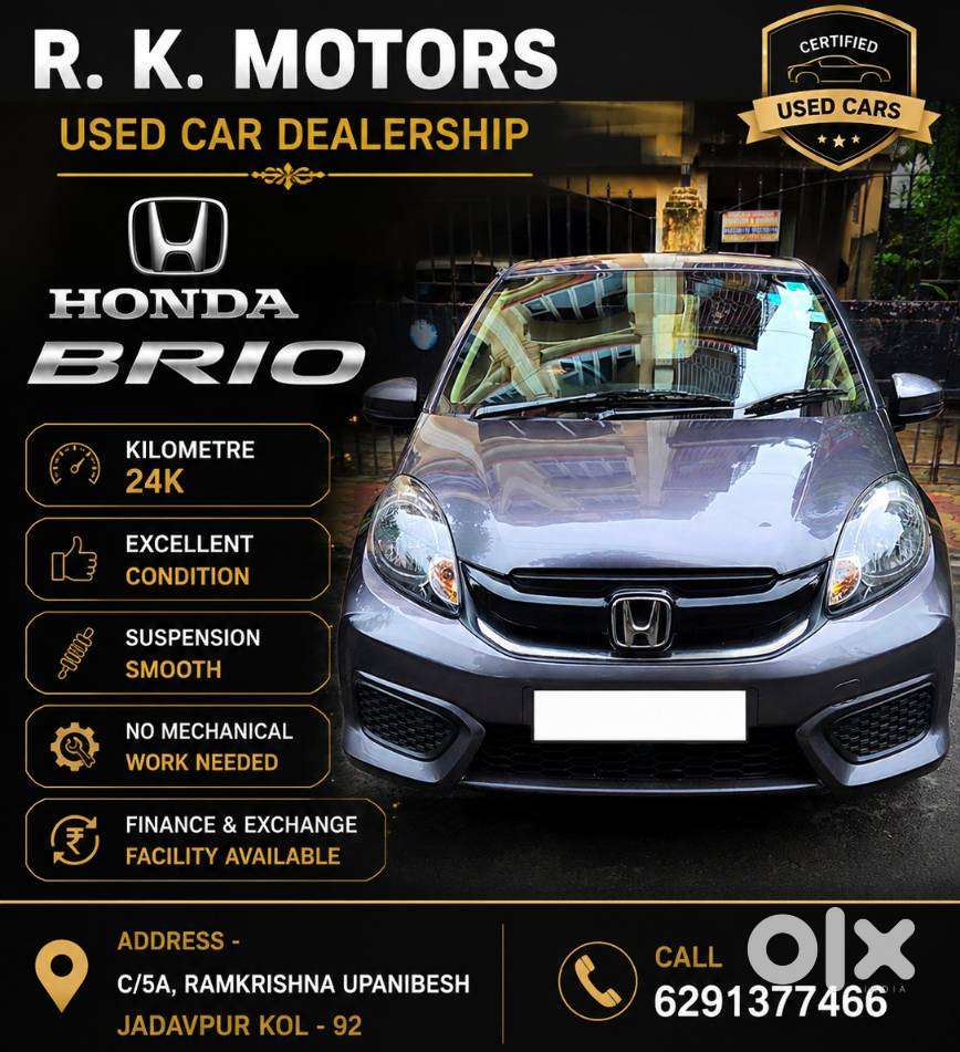 Honda Brio S (o) Mt, 2018, Petrol