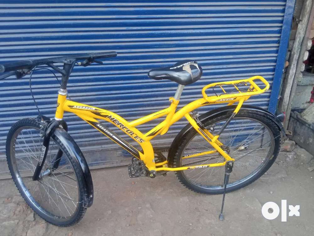 Hercules assassin cycle new front tyre only seat damage Bicycles 1792762347