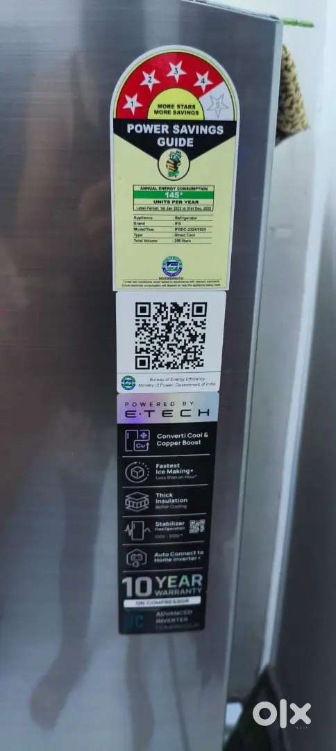 One month old brand new condition fridge