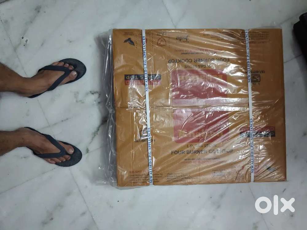 Brand New Khaitan 4 Burner LPG Gas Stove