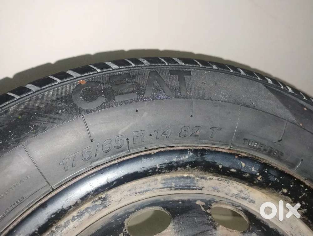 CEAT 175/65 R14  Tyre with Rim (Fits Honda Amaze, Tata Tiago, Tigor)