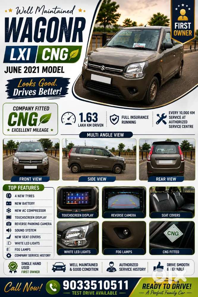 Maruti Suzuki Wagon R 2021 Lxi (o)