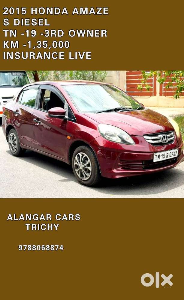 Honda Amaze S Mt I-vtec, 2015, Diesel