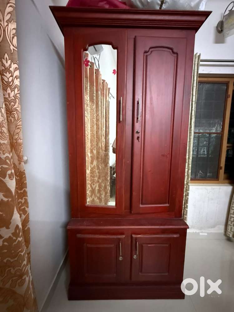 Two door wooden wardrobe