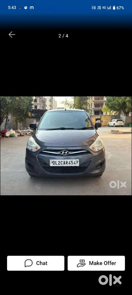 Hyundai I10 2014 Cng & Hybrids 80000 Km Driven