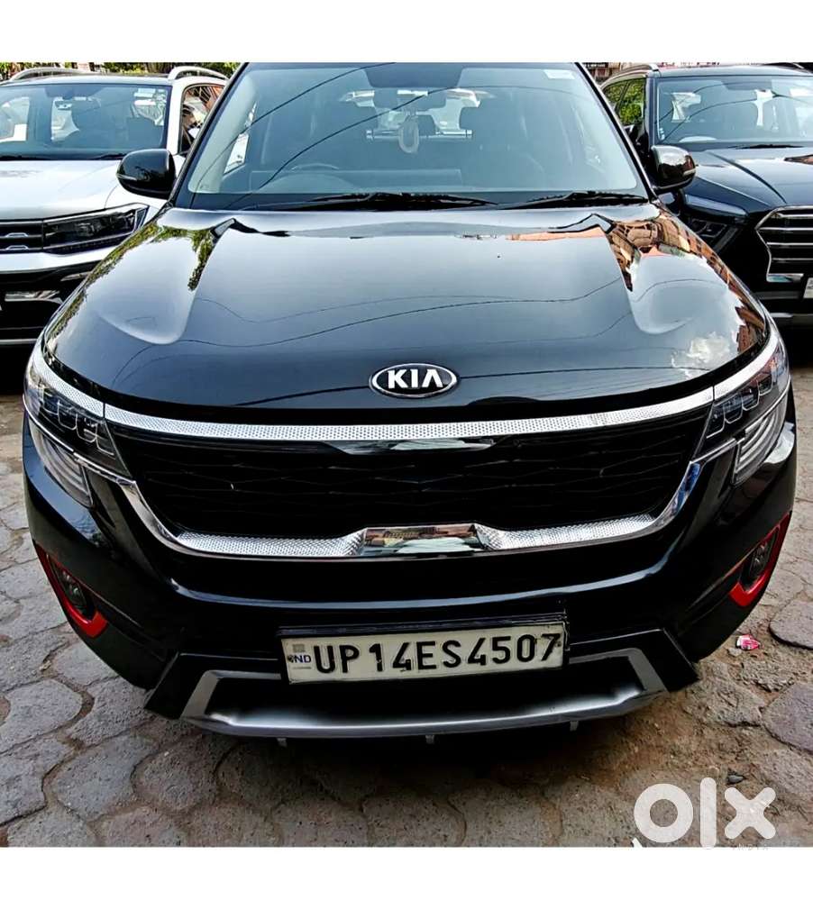 Kia Seltos 2021 Model / 1.5 Htx Ivt Petrol Anniversary Edition / Black