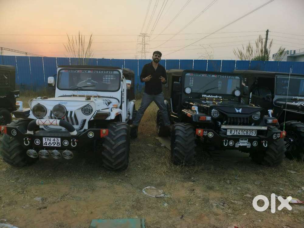 Open Modified Jeep  Mahindra Di Turbo  Delivery To Hyderabad