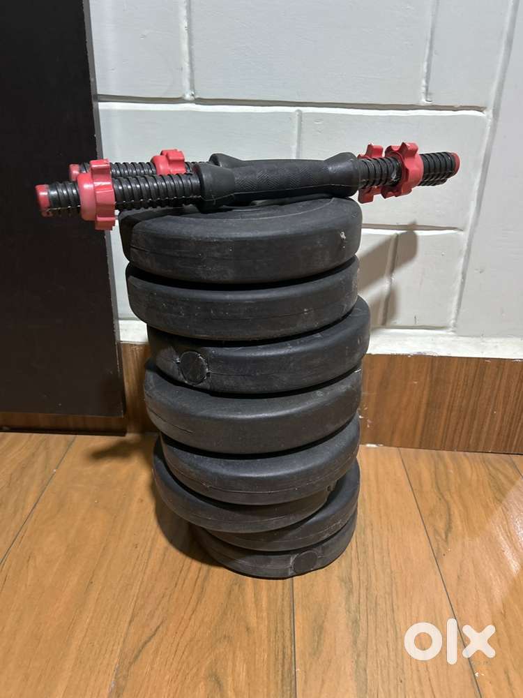 Adjustable pvc dumbbells Gym Fitness 1824597089