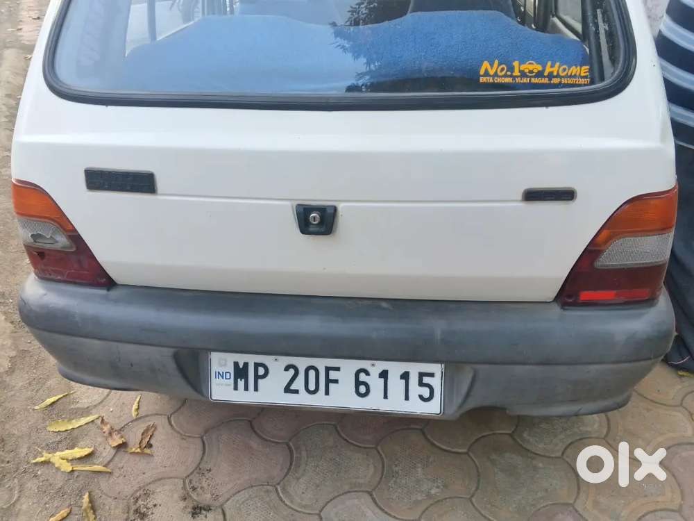 Maruti 800 (1998) - 2031 तक फिटनेस और इंश्योरेंस के साथ (jabalpur)
