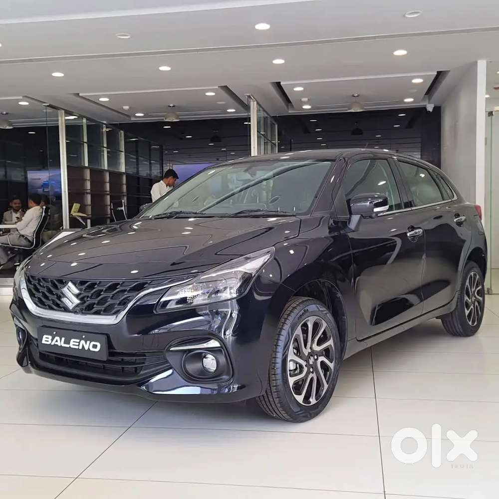 New Baleno Alpha Top Variant Bluish Black