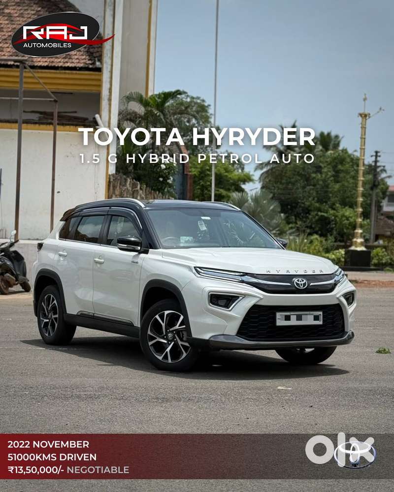 Toyota Urban Cruiser Hyryder 1.5 G Hybrid, 2022, Petrol