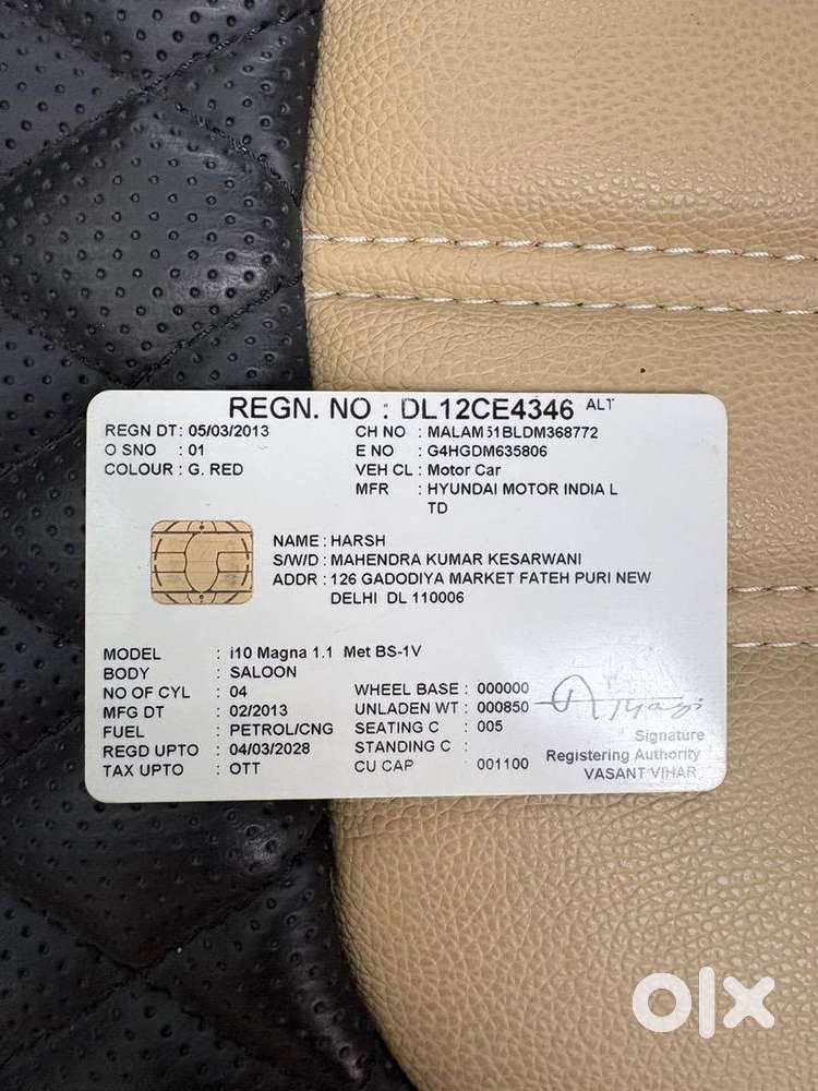 Hyundai I10 2013 Cng & Patrol Well Maintained