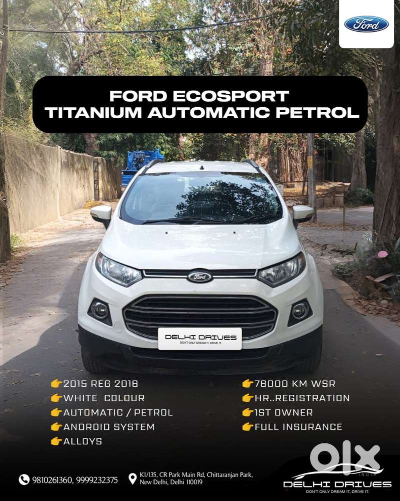 Ford Ecosport 1.5 Ti Vct At Titanium, 2016, Petrol