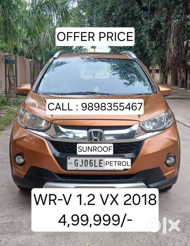 Honda Wr-v 1.2 Vx Exclusive Edition I-vtec Mt, 2018, Petrol
