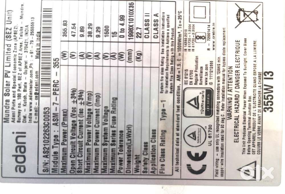 Solar Modules - Kitchen & Other Appliances in undefined, - 1845039496