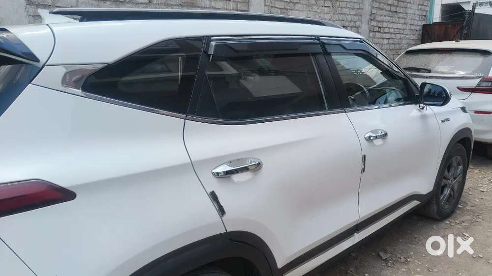 Indore Registered Maintained Kia Seltos Automatic White Colour