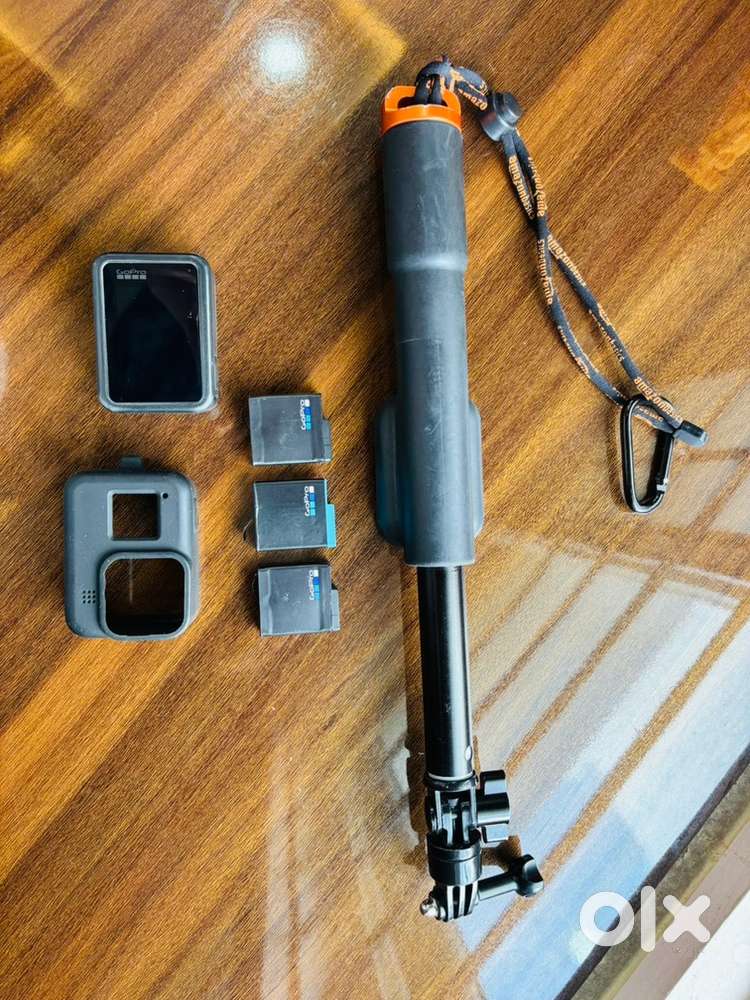 GoPro Hero 8 Black Action Camera  3 Batteries  32GB Memory Card