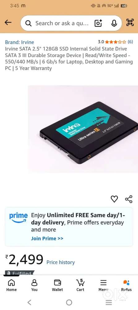 Irvine,  128 GB