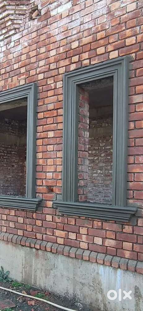 Plaster and cement molding work done