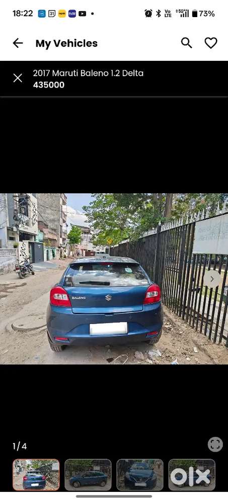 2017 Maruti Baleno  Single Owner  57,000 Km  Excellent Condition