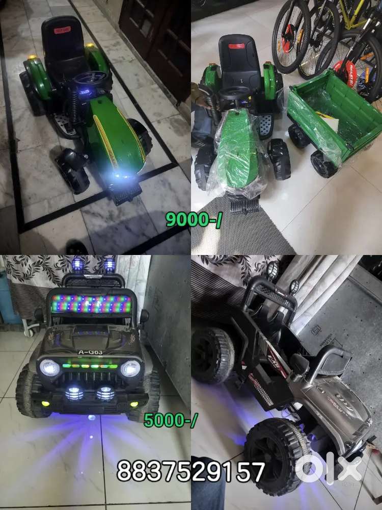 Electric 4x4 Tractor and Car