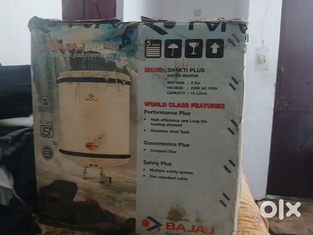 Bajaj water geyser 15L