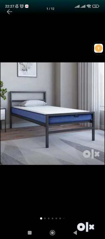 Single metal deals bed olx