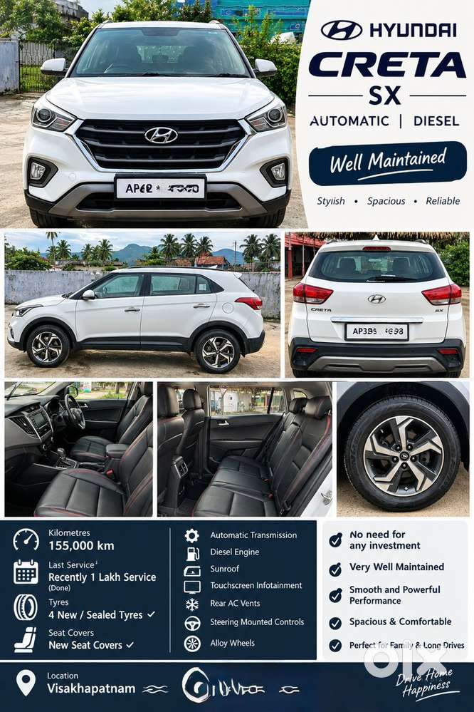 2018 Hyundai Creta Diesel Sx Automatic