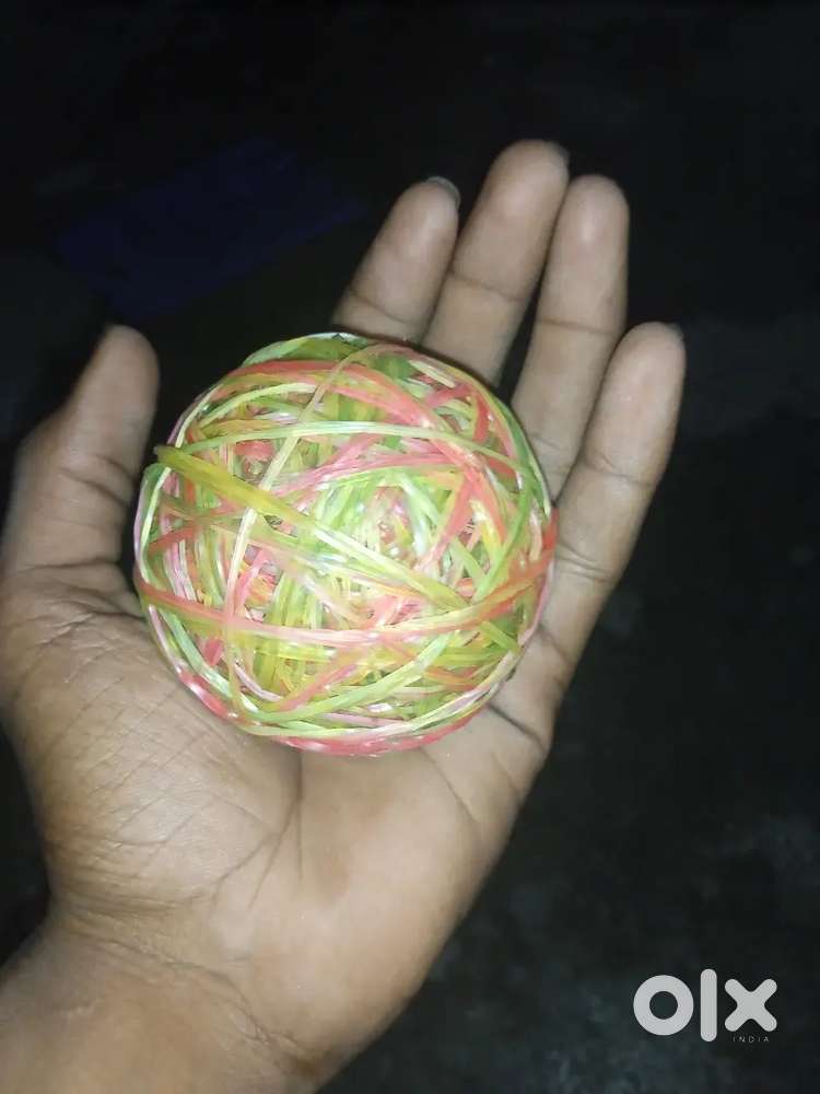 Handmade Colorful Rubber Band Ball