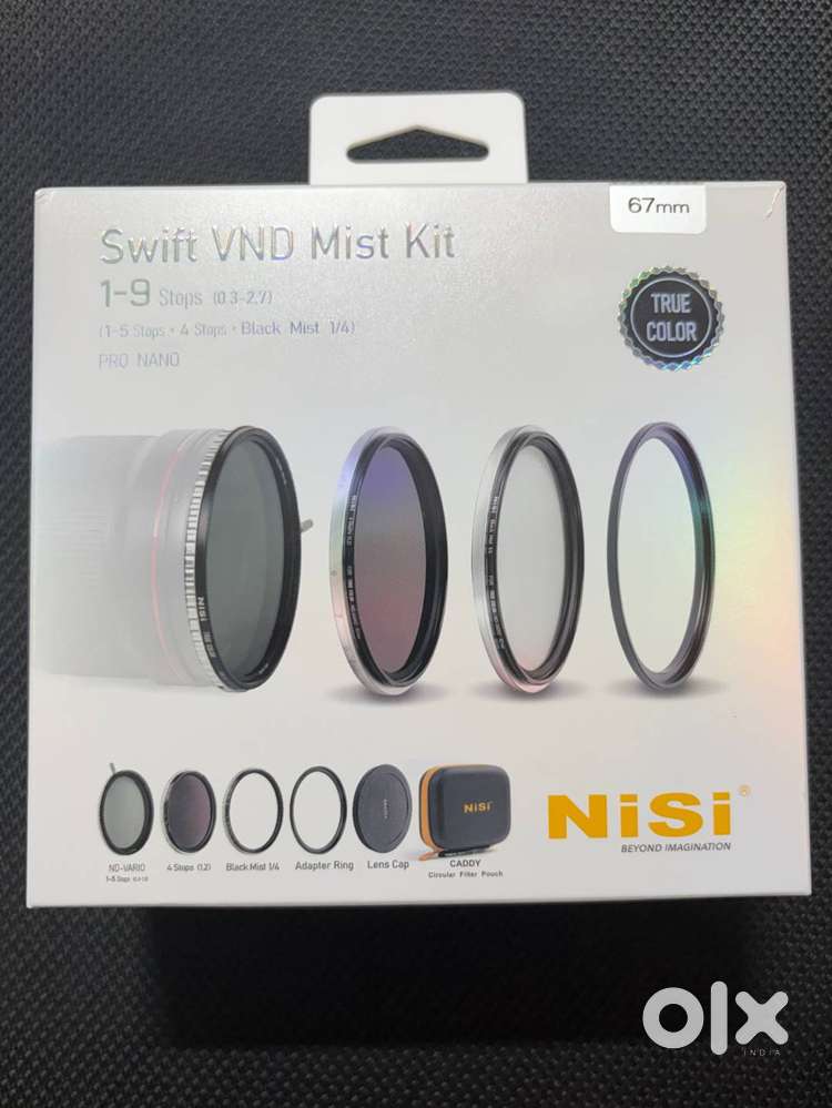 NiSi 67mm Swift VND Mist Kit 1-9 Stop [Sony, Nikon, Canon , Fujifilm ]