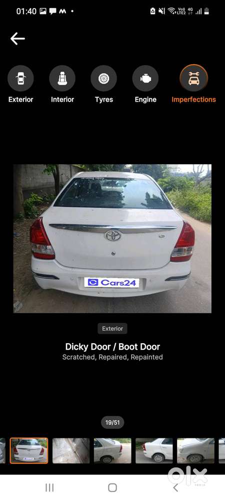 Toyota Etios 2013 Petrol 47000 Km Driven