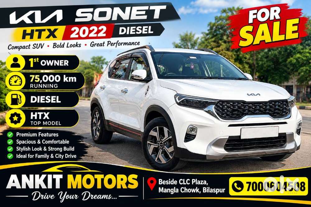Kia Sonet Htx 1.5 Diesel, 2022, Diesel