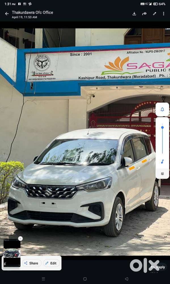 Maruti Suzuki Ertiga 1.5 Tour M Cng, 2023, Cng & Hybrids