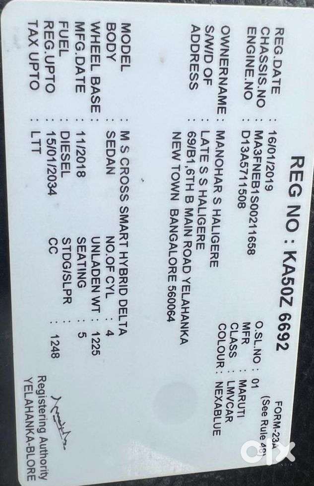 Maruti Suzuki S-cross 1.5 Delta, 2018, Diesel